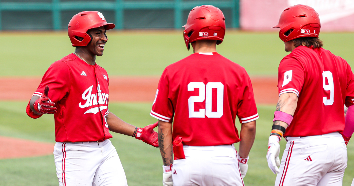 Indiana Baseball Leader Devin Taylor Sparks Series Win with Voice, Leadership, and Historic Performance