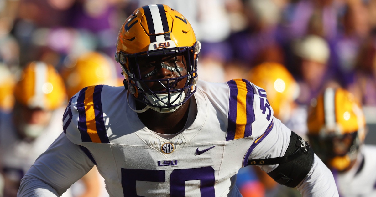 LSU OL Emery Jones Jr. becomes Ravens' 3rd-round draftee