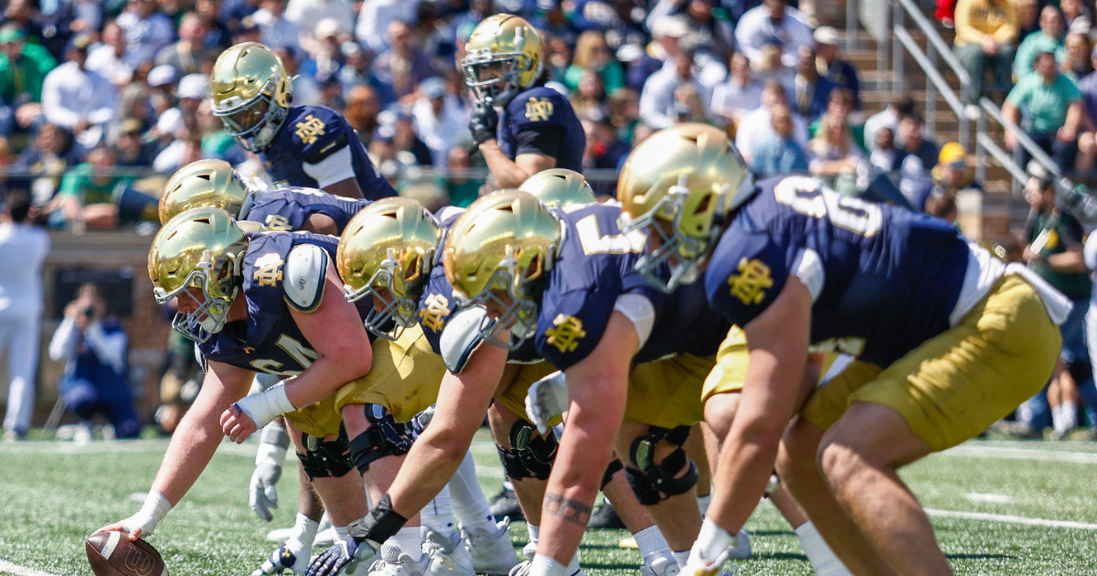 Why Greg McElroy thinks Notre Dame has the best offensive line in college football