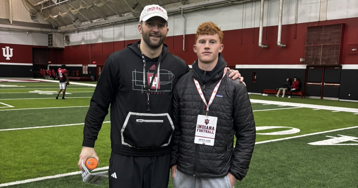 'Under the radar' 2026 wide receiver Andrew Sloan talks recent Indiana visit