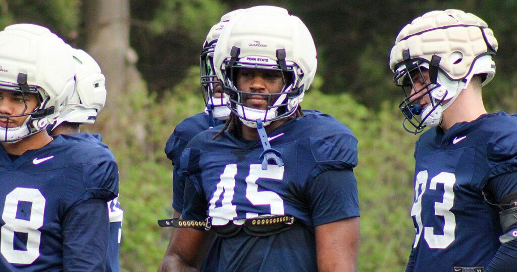 Nittany Lions defensive lineman Enai White. (Pickel/BWI)