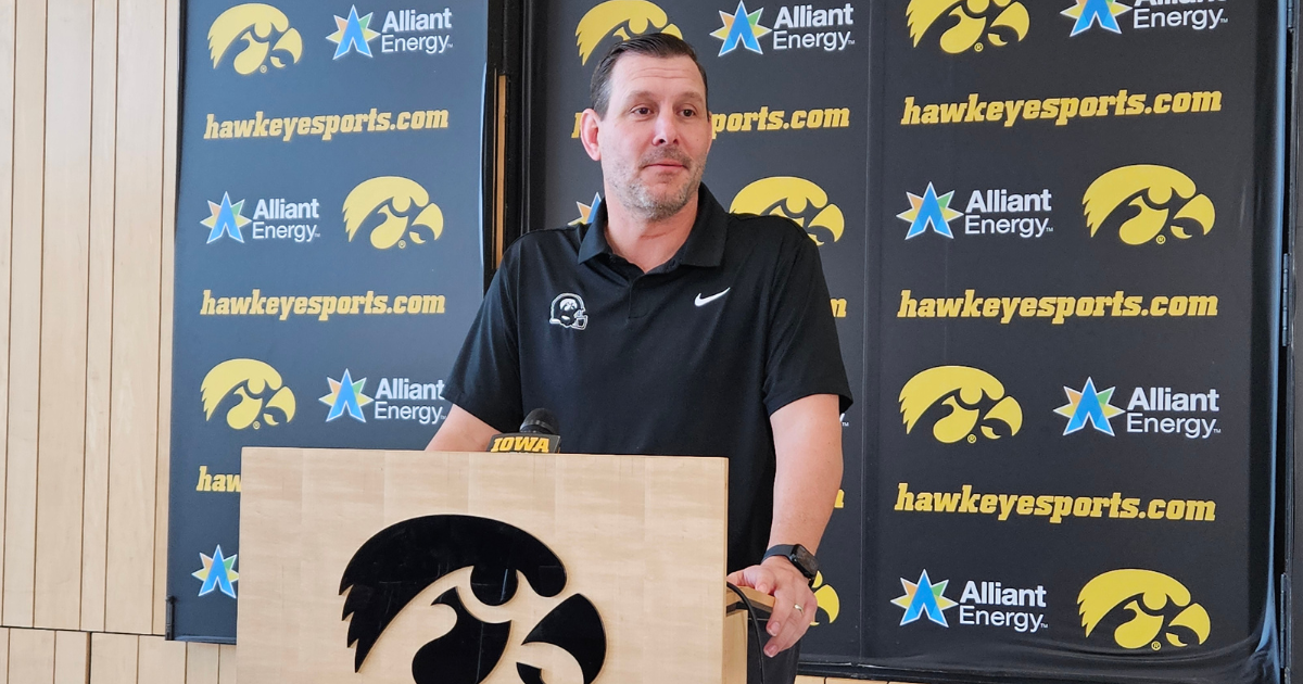 Tim Lester sees progress with Iowa's offense