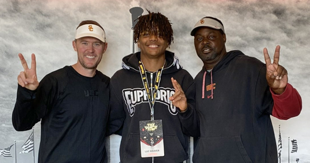 USC offered On300 WR Luc Weaver and immediately moved up his list