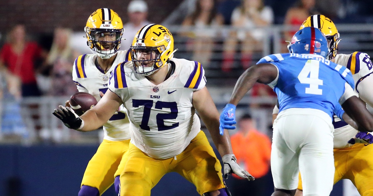 Ravens' 7th-rounder Garrett Dellinger marks LSU's 4th OL drafted