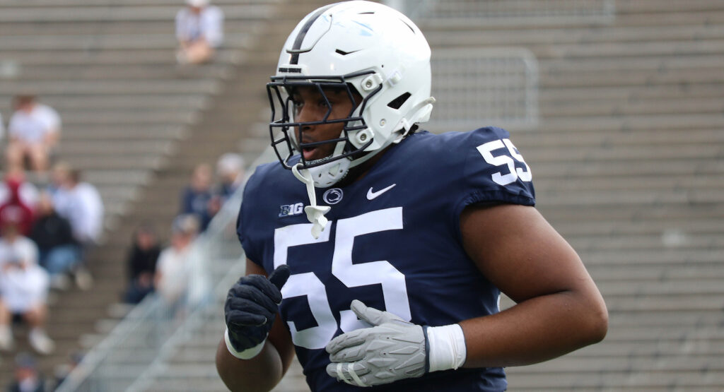Penn State offensive lineman Chimdy Onoh