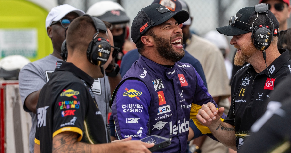 Bubba Wallace shows love to Austin Cindric after Talladega win, Joey Logano radio rant