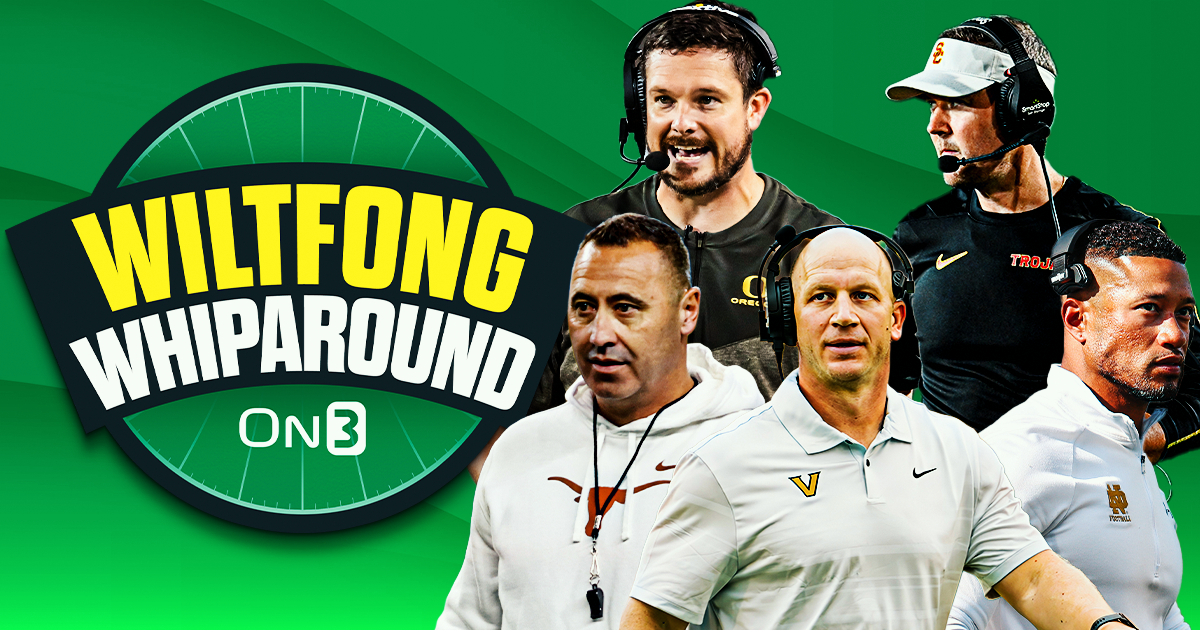 Wiltfong Whiparound: Buzz out of big weekends at Oregon, Texas & USC, ND stays hot, Vandy trending, No. 1 LB looking around