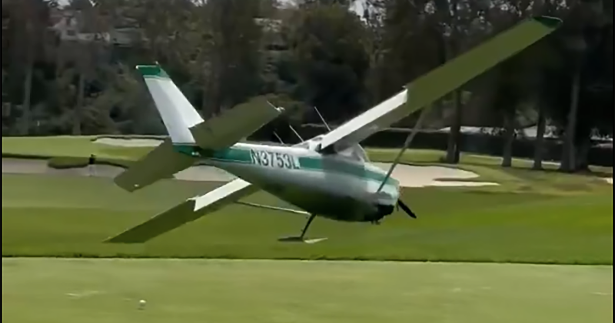 WATCH: Plane crash lands next to golfers at iconic PGA Tour course