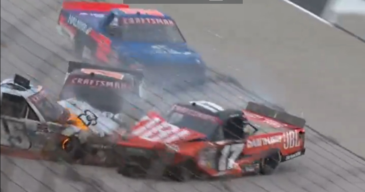 LOOK: Kaden Honeycutt, Brandon Jones furious with Gio Ruggiero after brutal wreck at Texas