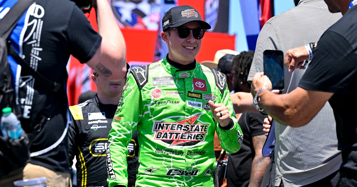 WATCH: Christopher Bell confronts John Hunter Nemechek for pit road discussion after Texas