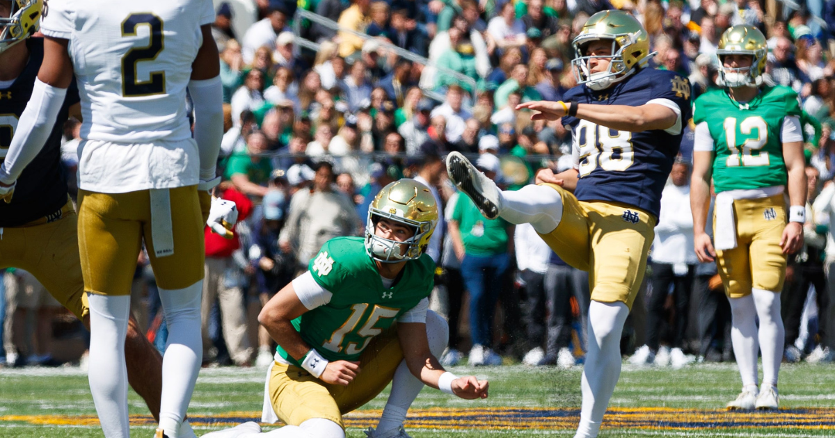 55 days until Notre Dame football: Can the kicking game improve from 2024?