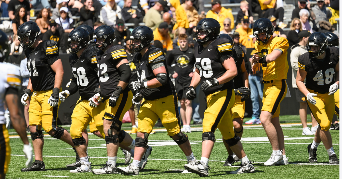 Spring Review: Iowa Offensive Line