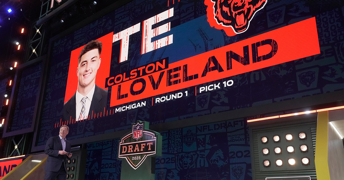 Colston Loveland receives hefty signing bonus in contract with Chicago Bears