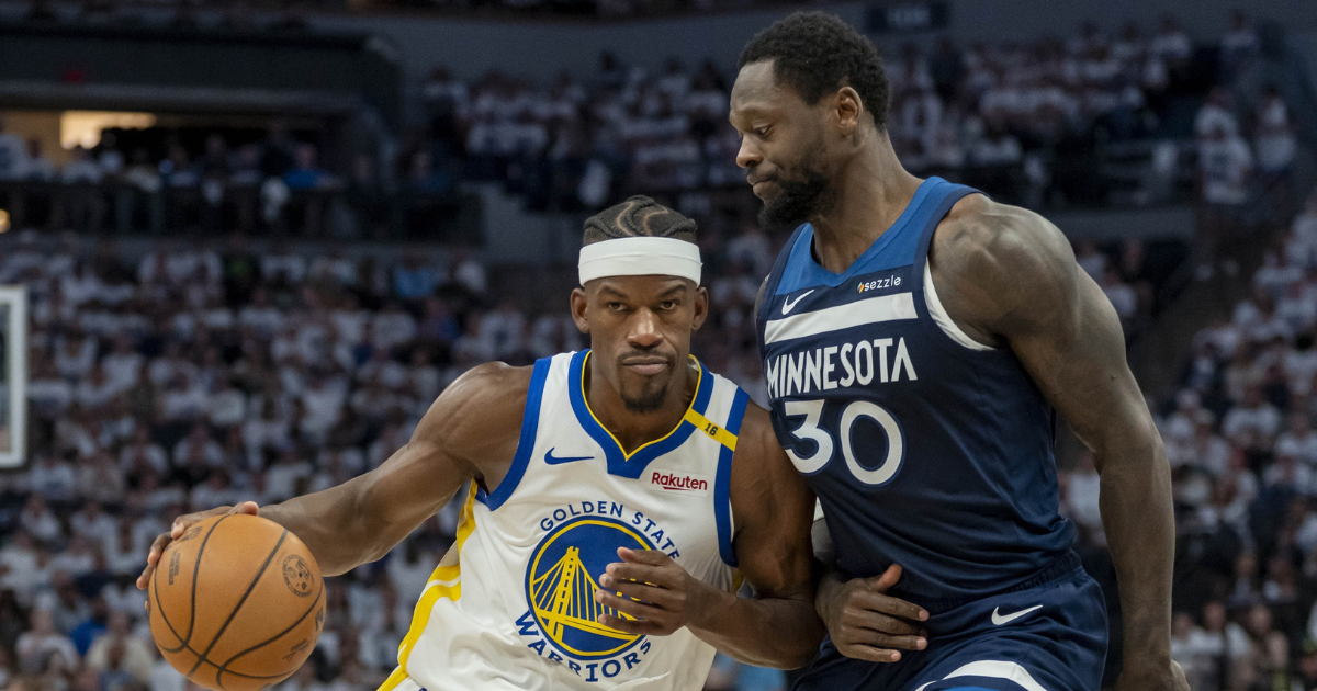 BBNBA: Julius Randle channels Kevin Garnett in Wolves' Game 2 blowout of the Warriors