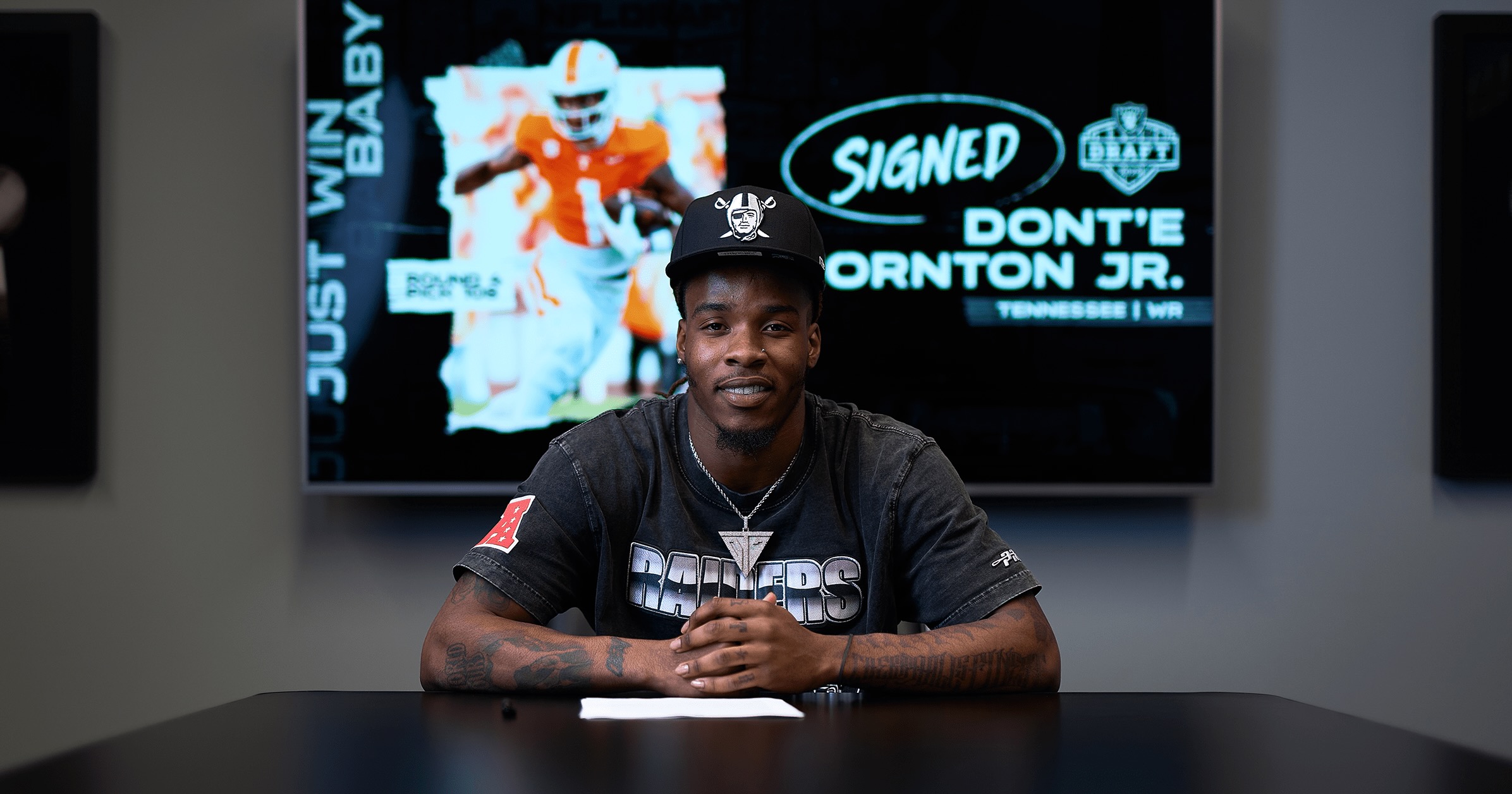 Dont'e Thornton signs rookie contract with Las Vegas Raiders