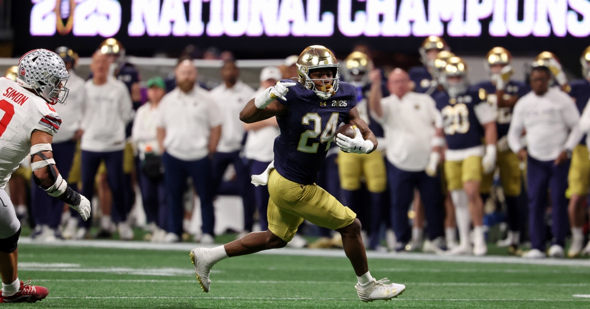 Jadarian Price's snub from Top 10 college football running back list explained by Greg McElroy