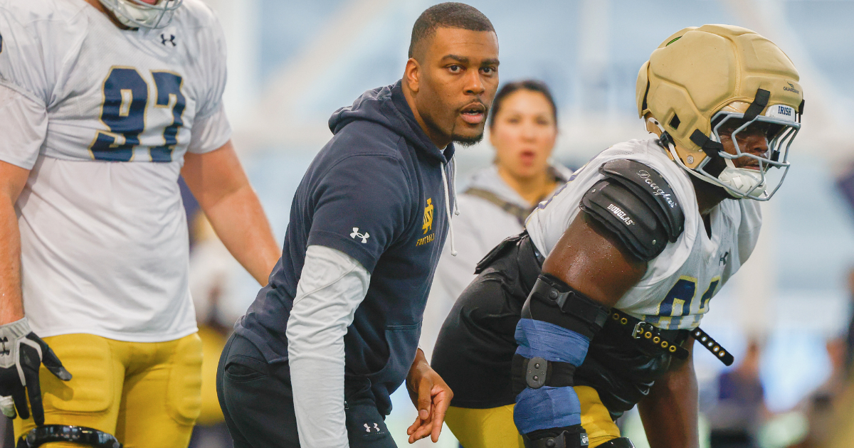 Notre Dame coaches on the road: Three Irish staffers visited commits Monday