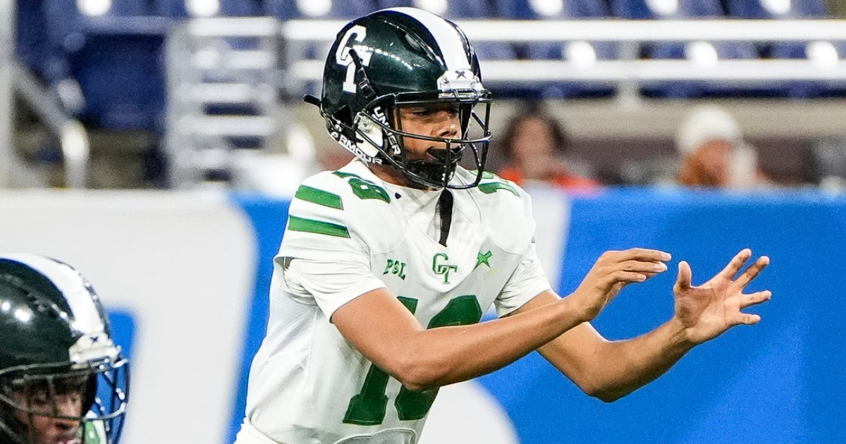 2028 class All-America QB Donald Tabron II on Notre Dame coaching staff's radar after visit