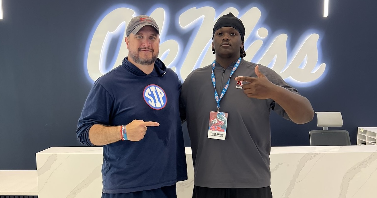 Ole Miss surging with Peach State OL Tyreek Jemison