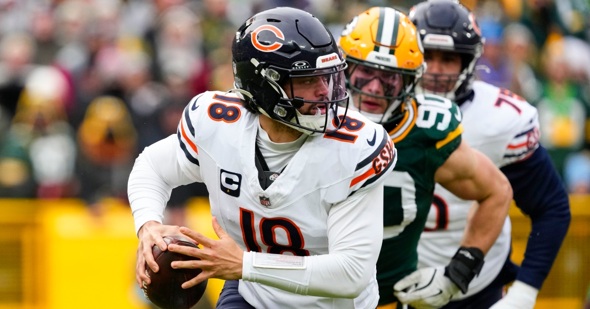 Ben Johnson pressed on reports of Caleb Williams trying to avoid Bears drafting him
