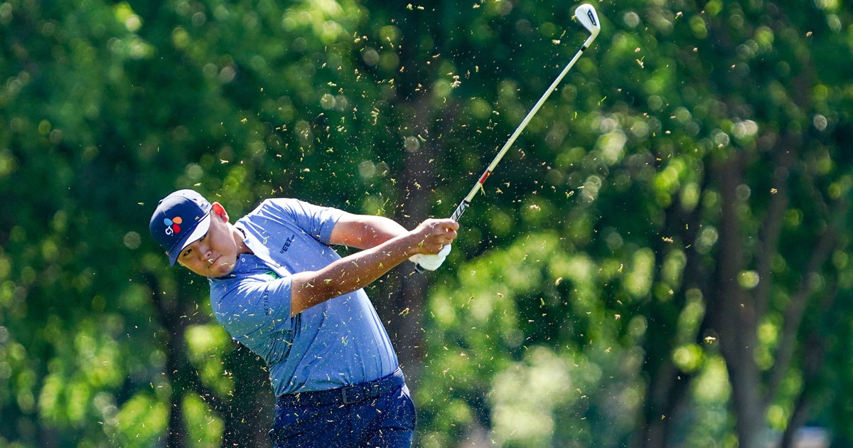 WATCH: 2025 PGA Championship: Si Woo Kim hits hole-in-one on sixth hole at Quail Hollow