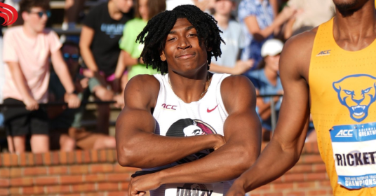 After record-setting ACC track meet, Micahi Danzy turns eyes back to FSU Football