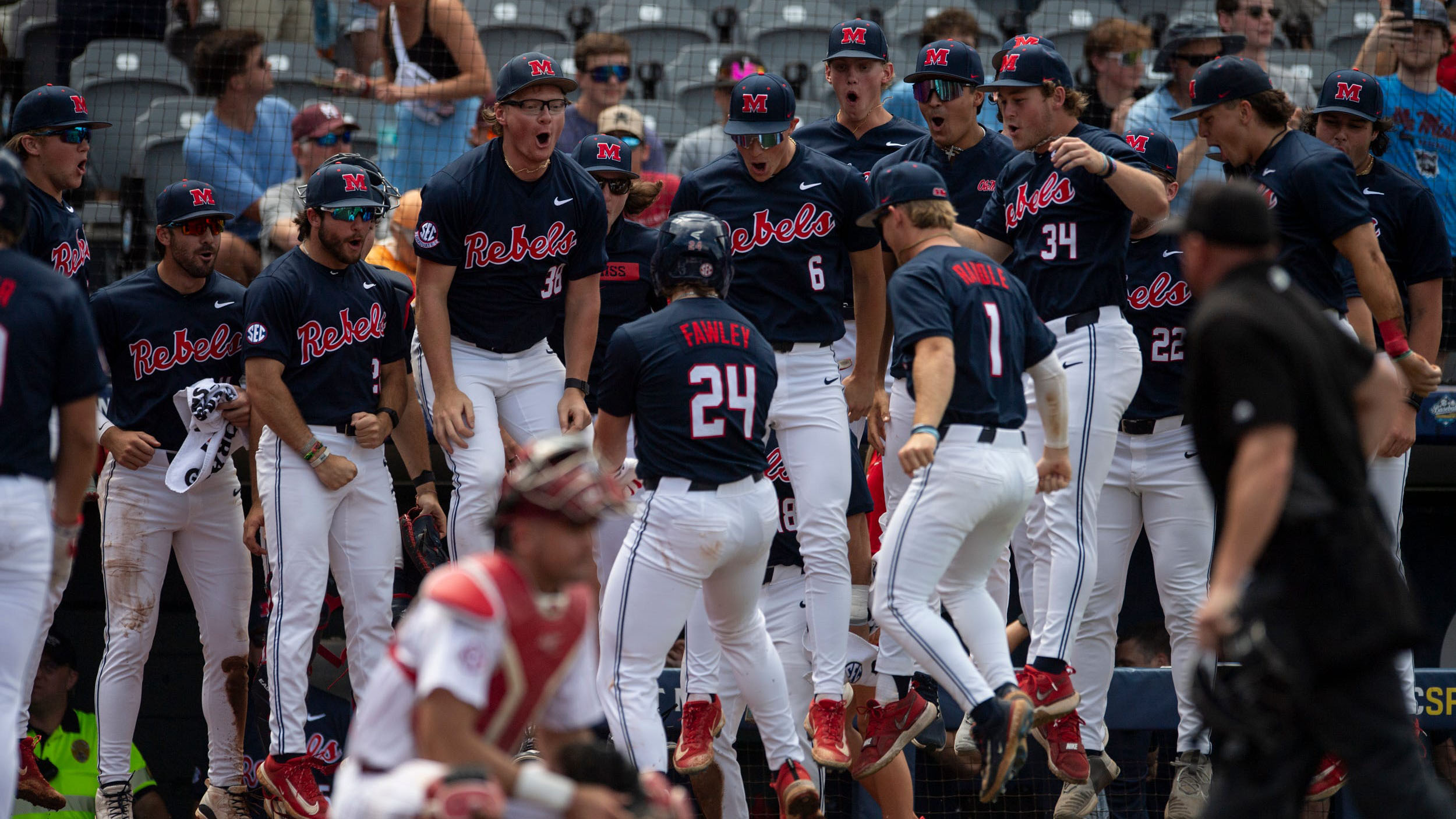 Ole Miss eliminates Arkansas to advance to semifinals of SEC Tournament, breaks host bubble