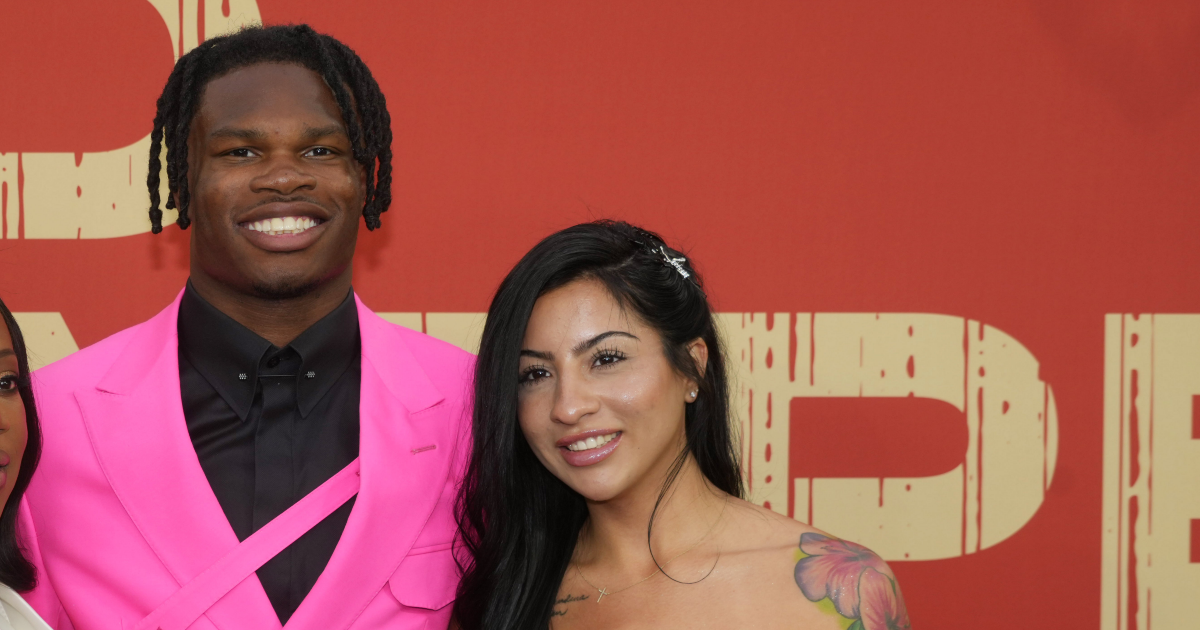 WATCH: Travis Hunter and fiancee, Leanna, married in beautiful ceremony over the weekend
