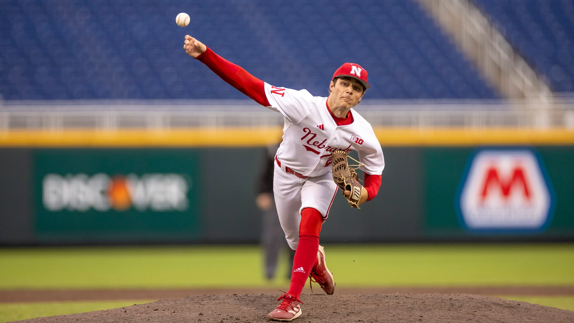 Horn's stellar outing lifts Nebraska baseball to Big Ten Championship victory over UCLA