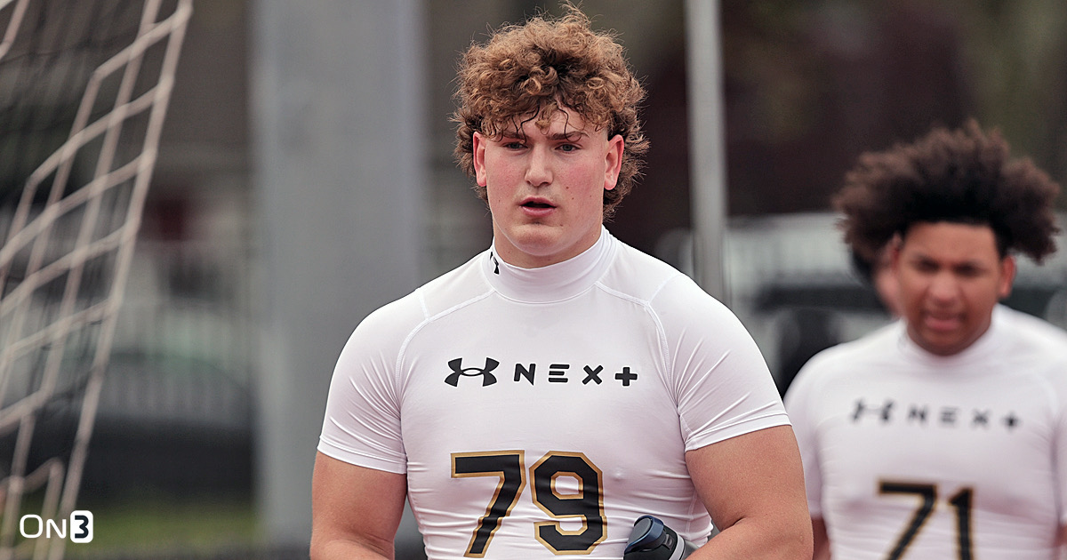 It is a 'really tight race' for 4-star OL Carter Scruggs heading into official visits
