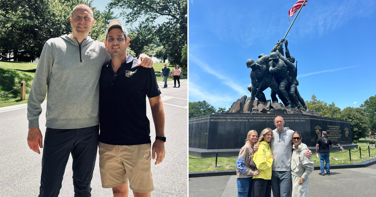 Mark Pope honors fallen heroes on Memorial Day at Arlington National Cemetery