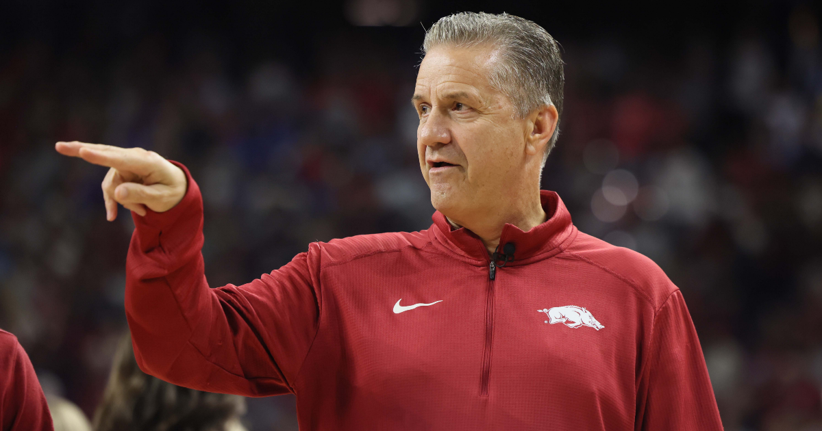 LOOK: Arkansas head coach John Calipari spotted at Thunder vs. Timberwolves Game 4