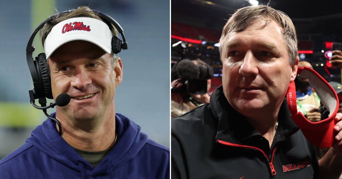 Lane Kiffin trolls Kirby Smart over NIL, recruiting during SEC spring meetings
