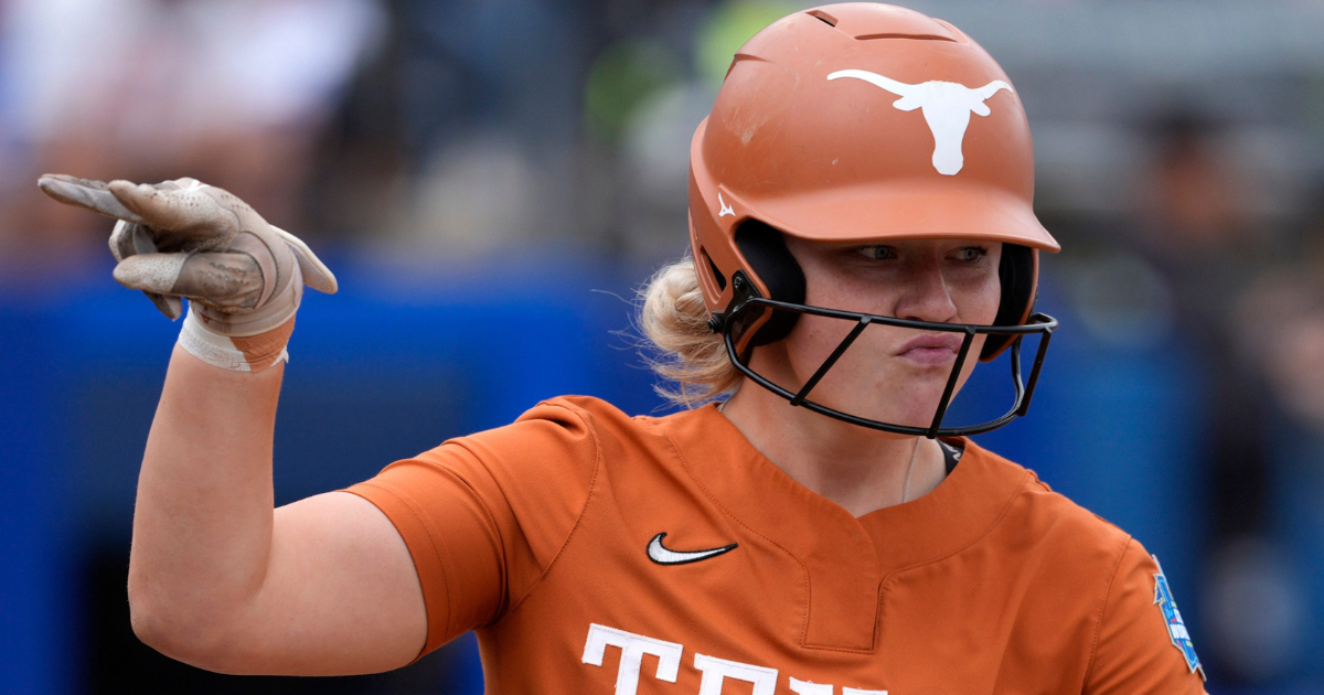 Texas' Joley Mitchell breaks down pair of home runs hit in Women's College World Series opening win