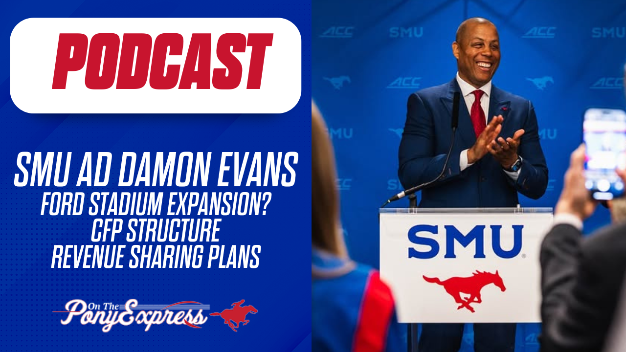 Exclusive: SMU AD Damon Evans talks College Football Playoff, NIL and more!
