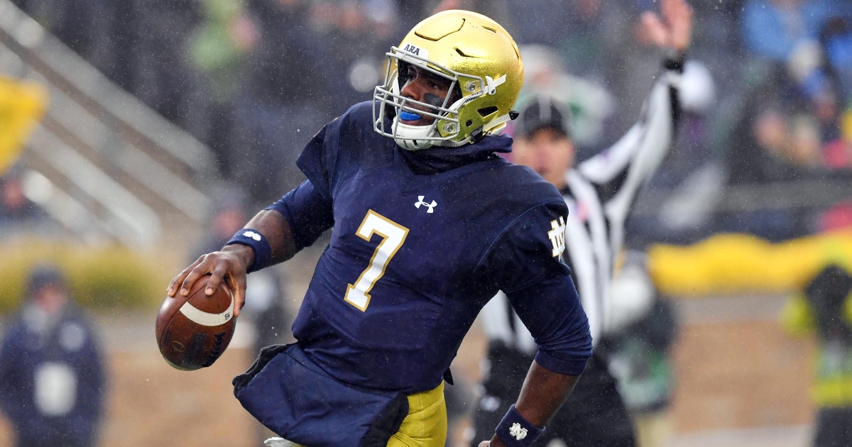 Former Notre Dame QB Brandon Wimbush lands prominent role in Hulk Hogan's Real American Freestyle wrestling