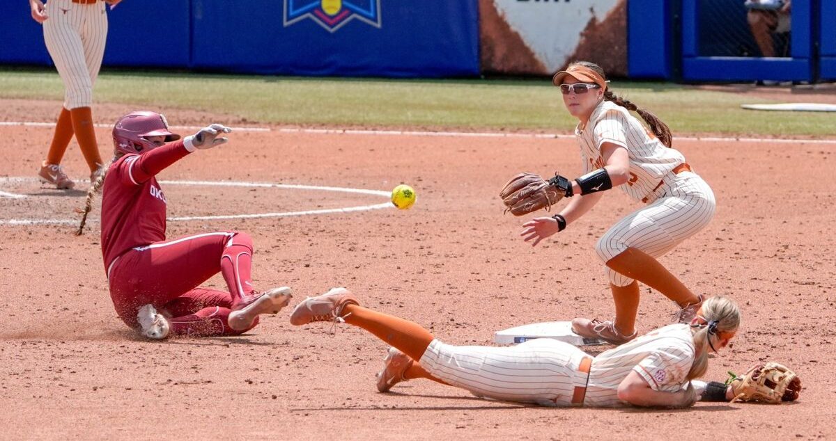 OU softball can't pull magic act again, downed by Texas in WCWS