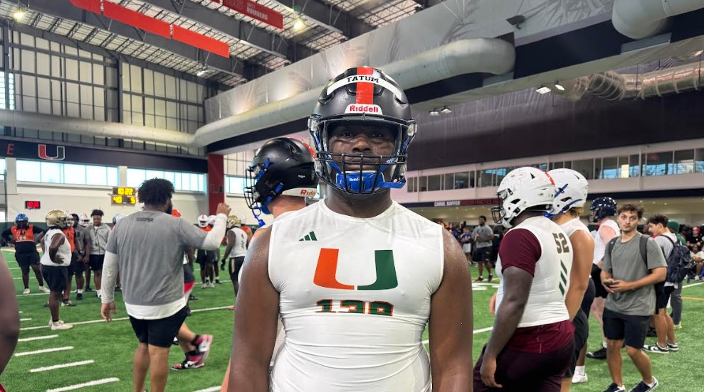 Miami, Tennessee leading charge for in-state 4-star interior lineman