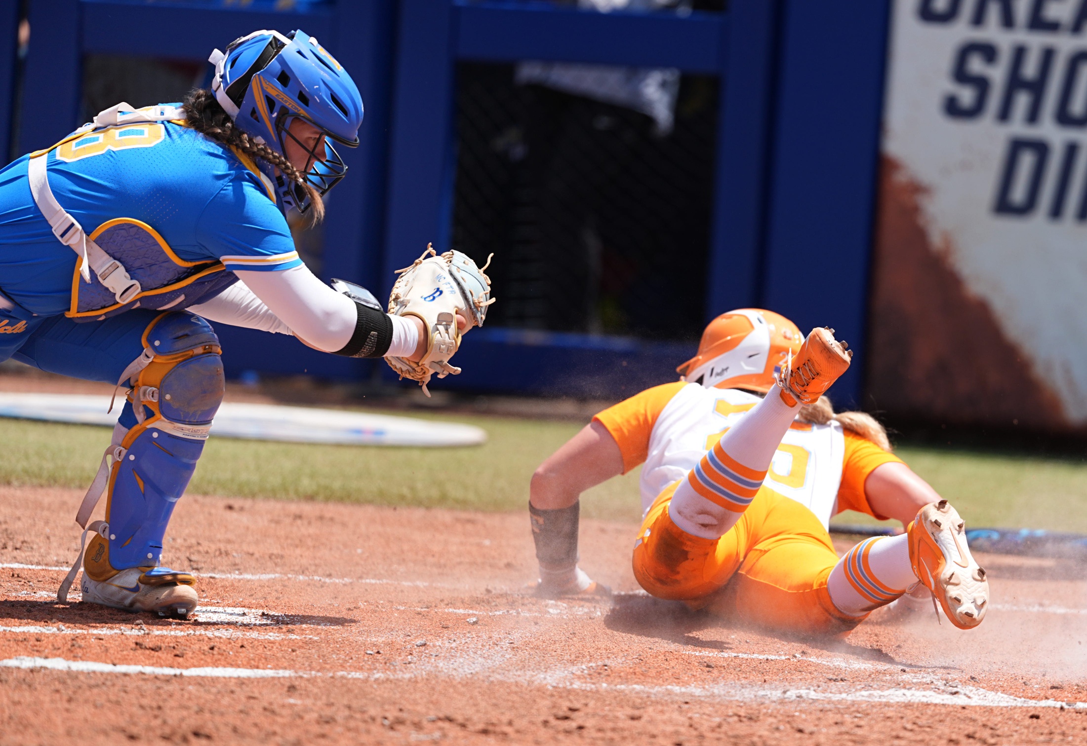 WATCH: Officials make controversial ruling on Megan Grant game-tying two-run HR vs. Tennessee
