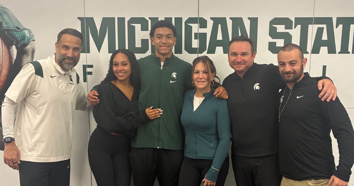 Michigan State's newest commit, 2026 LB Braylon Hodge, breaks down decision to join the Spartans