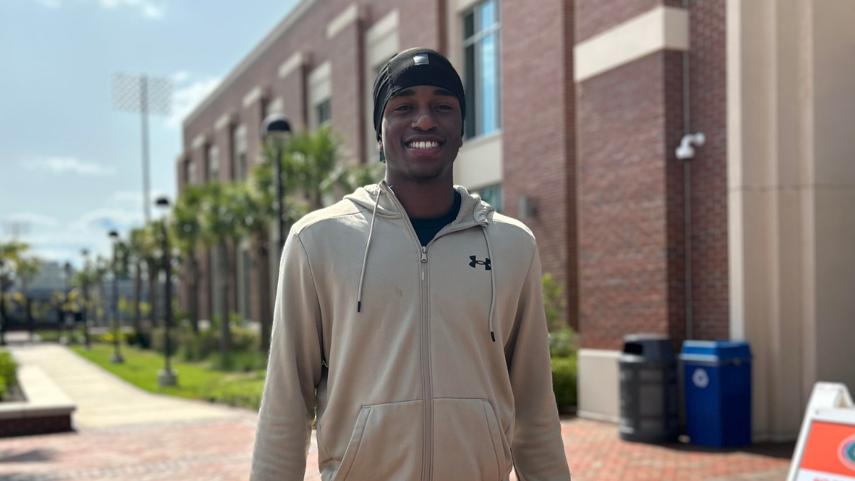 Florida's Billy Gonzales went the extra mile for WR Brian Williams during official visit