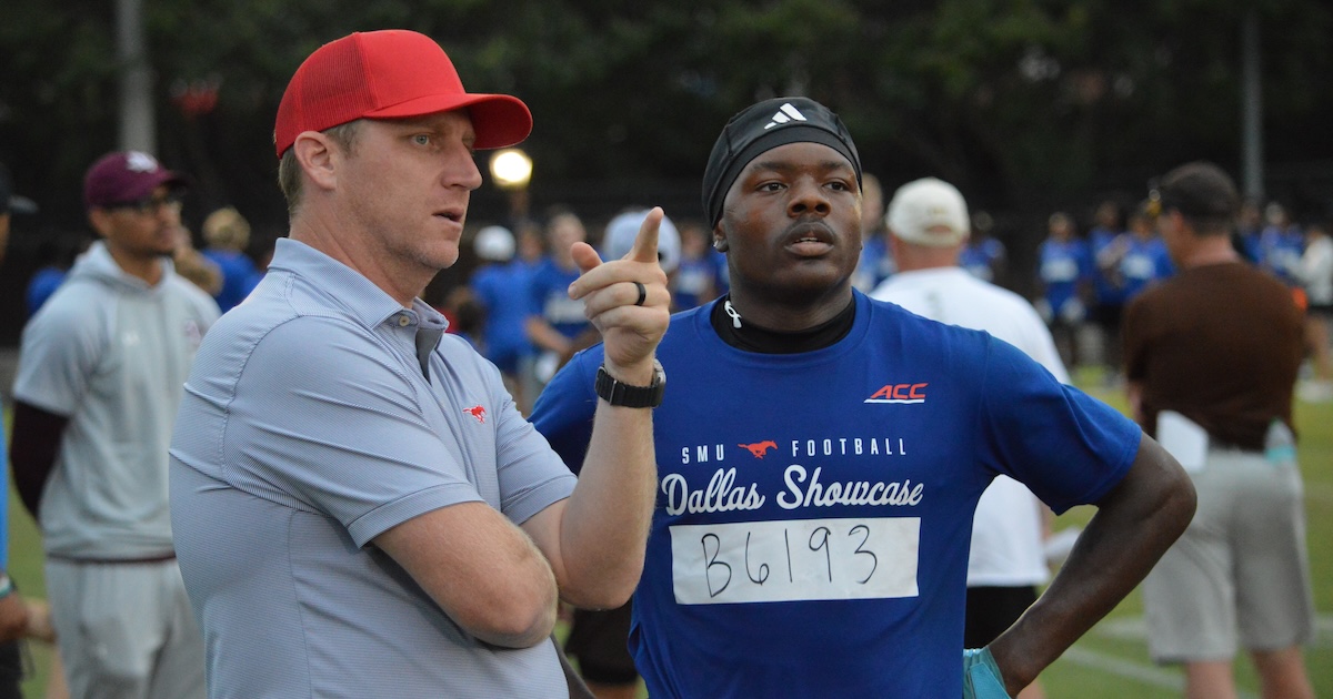 DFW area WR Ty Crethers makes statement at SMU camp