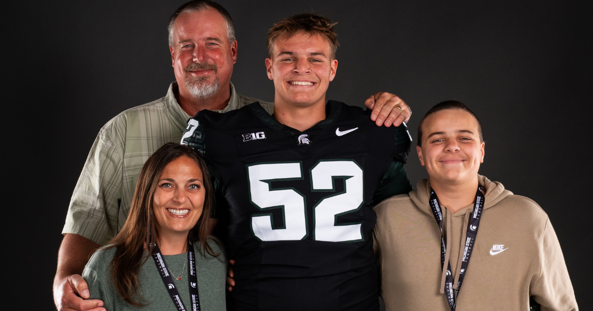 2026 four-star OL and Spartan priority recruit Collin Campbell talks official visit to Michigan State