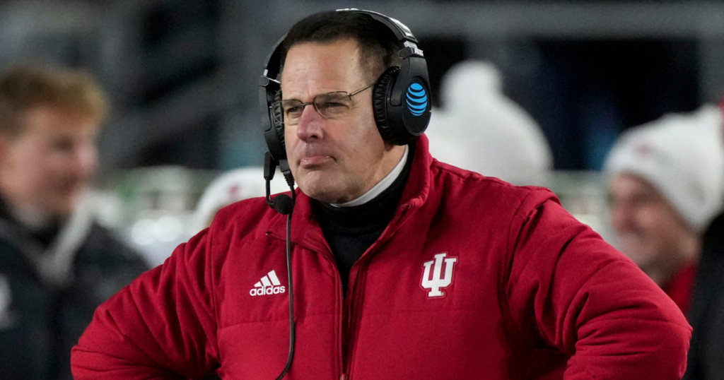 Indiana football head coach Curt Cignetti.