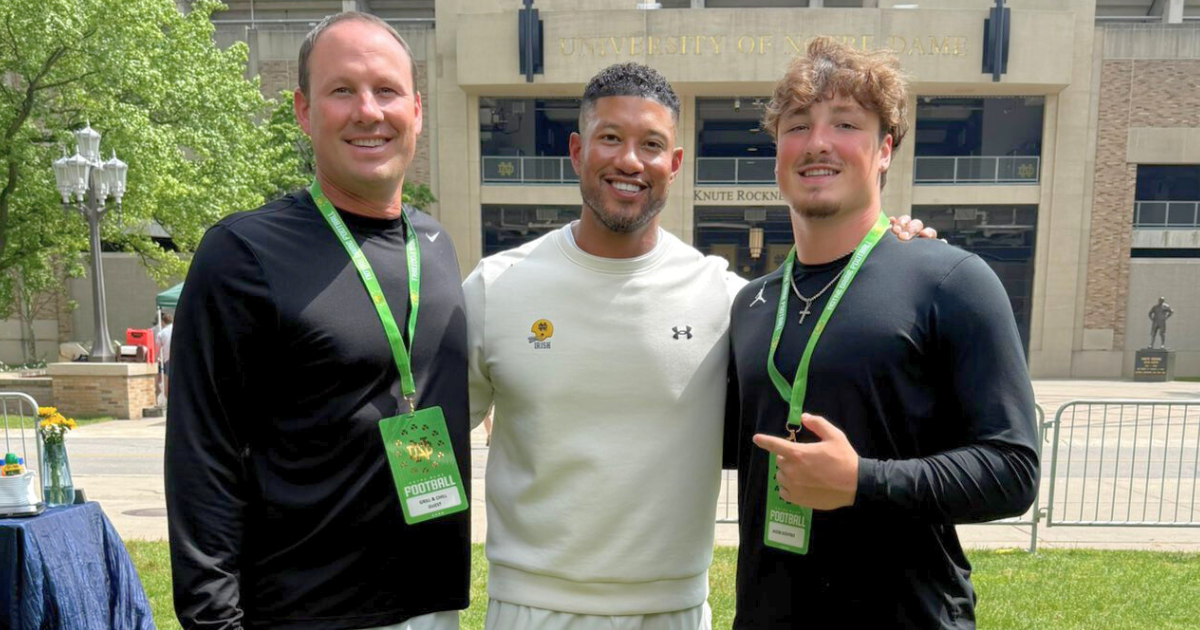 'The visit was genuinely amazing': Georgia LB Jake Godfree impressed by Notre Dame