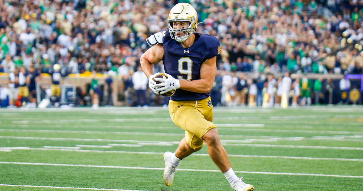 Eli Raridon and who else? Mike Denbrock reveals thoughts on Notre Dame tight ends