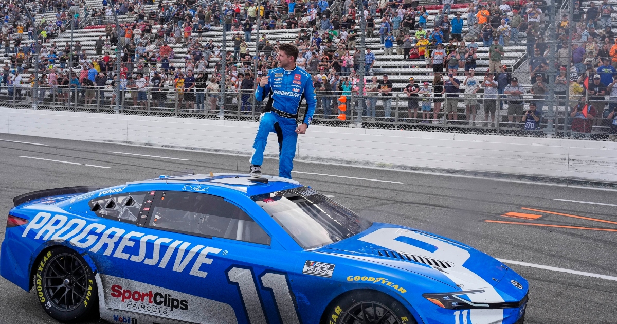 Freddie Kraft torches Denny Hamlin over catchphrase, hits Chris Buescher with unfortunate stray