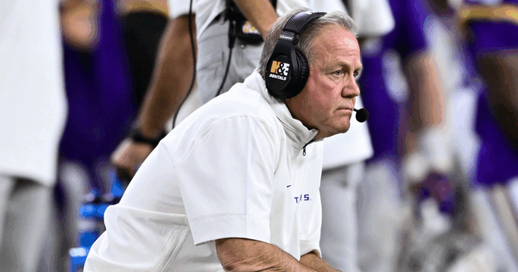 LSU football head coach Brian Kelly.
