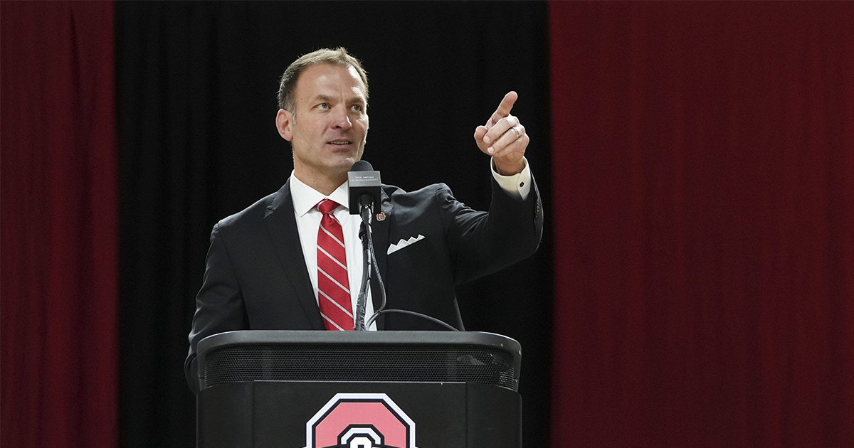 Ross Bjork goes to bat for Ohio State over heavy noon kick totals
