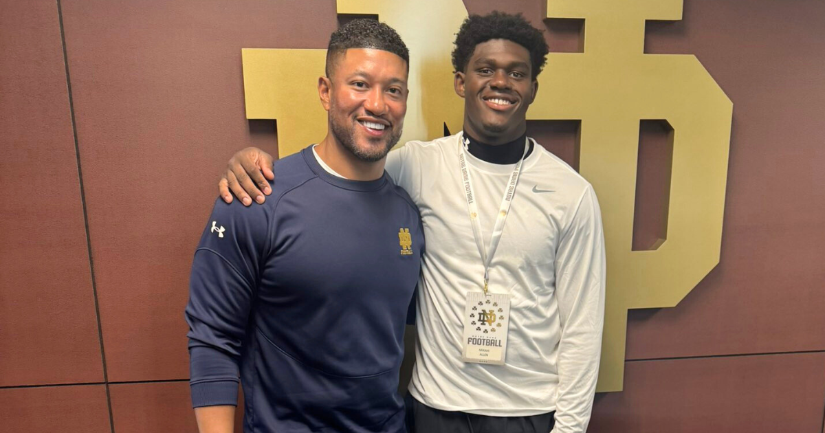 On300 four-star LB Mikahi Allen breaks down first Notre Dame visit and offer